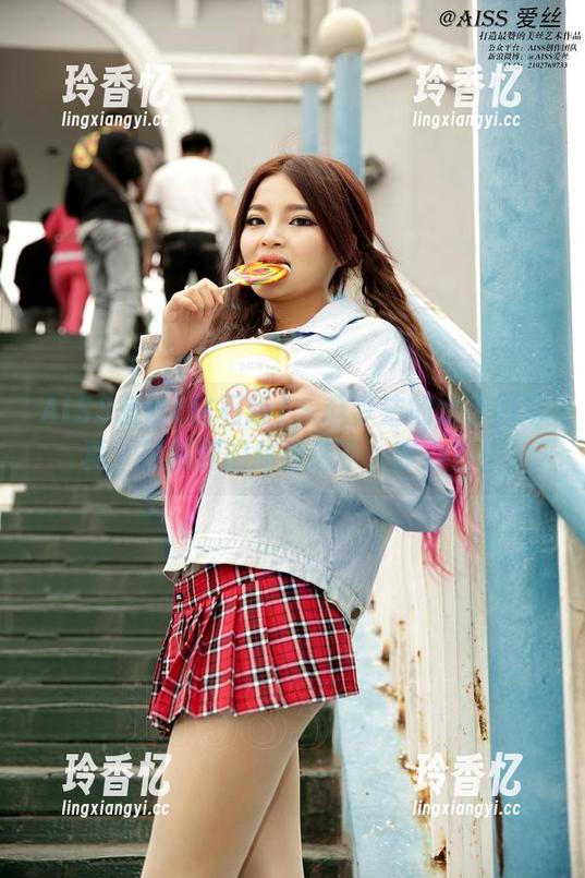 AISS爱丝(钻石版) - 赵梦洁的水手服写真，福利界的超强选手，咋办？！