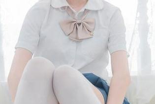福利满满，喵糖映画灰格JK制服游走于现实与幻想之间