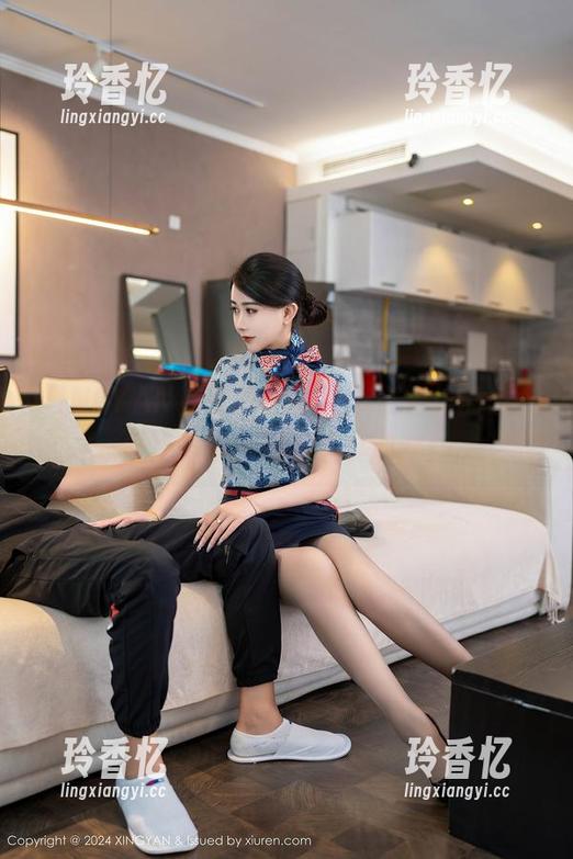 XINGYAN星颜社 - 可蕊娜红裙作品集，分享一下，这丫头真敢穿！