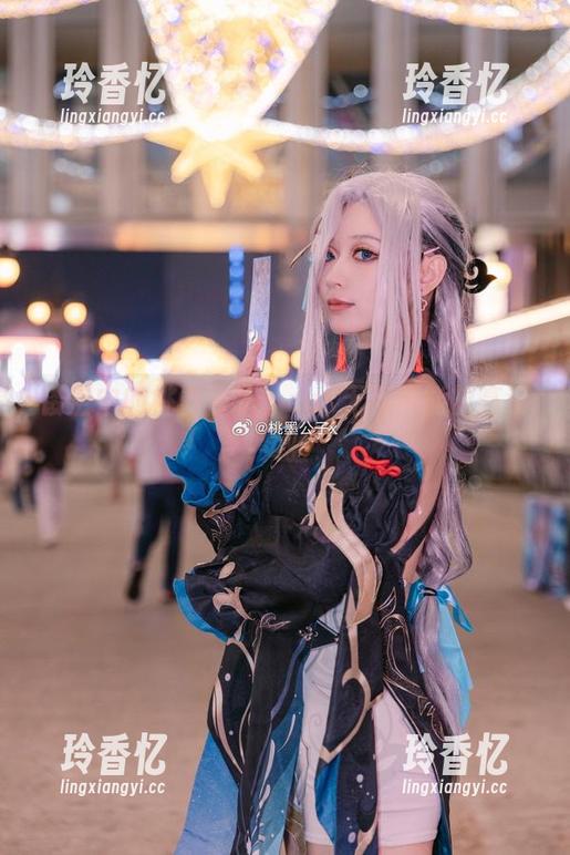 镂空中的桃墨公子，cos无所不能的高清实验