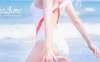 一本正经的水手服写真，雨波_HaneAme却要在浪中如鱼得水