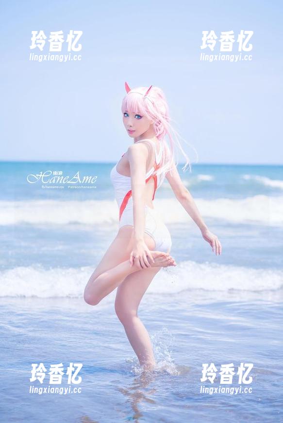 一本正经的水手服写真，雨波_HaneAme却要在浪中如鱼得水